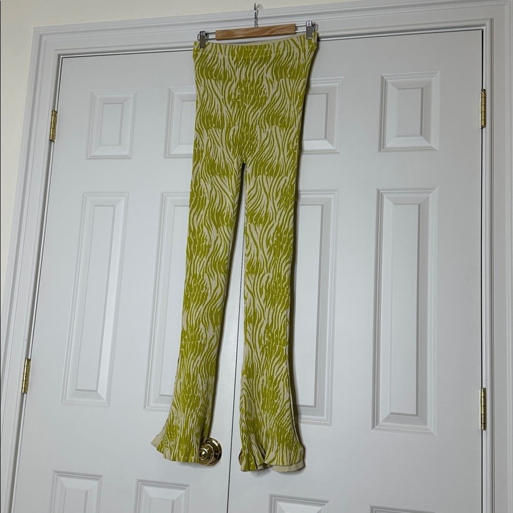 Free People Silver Linings Plisse Pant NWOT SzM - Picture 3 of 8